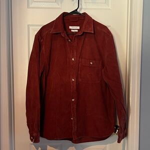 Urban Outfitters Burgundy Corduroy Shirt
